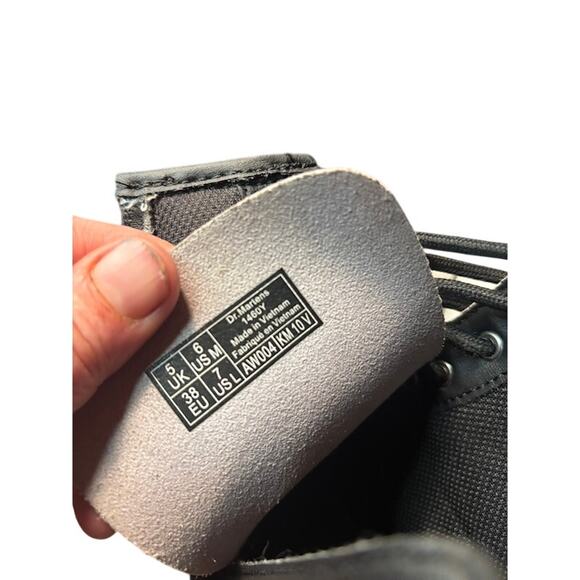 Doc Martens Jadon White Side Zip Combat Boots US men's 6 women's 7 Punk 90s - Picture 8 of 13